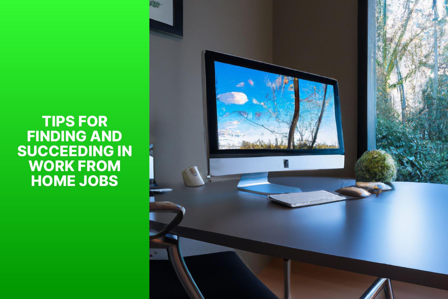 Tips for Finding and Succeeding in Work from Home Jobs - Work from home jobs with flexible hours 